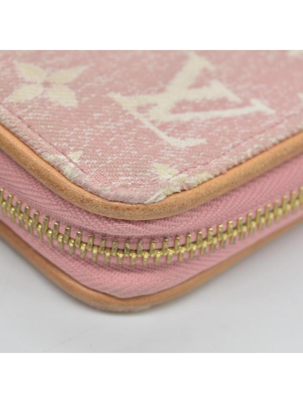 $1060 Louis Vuitton Denim Monogram Jacquard Zippy Wallet - Picture 15 of 15